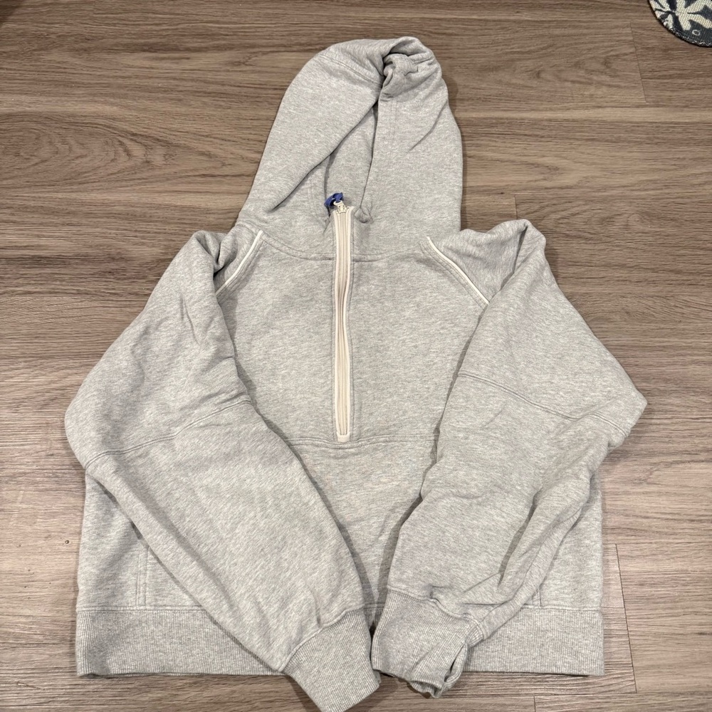 Offline cropped quarter zip